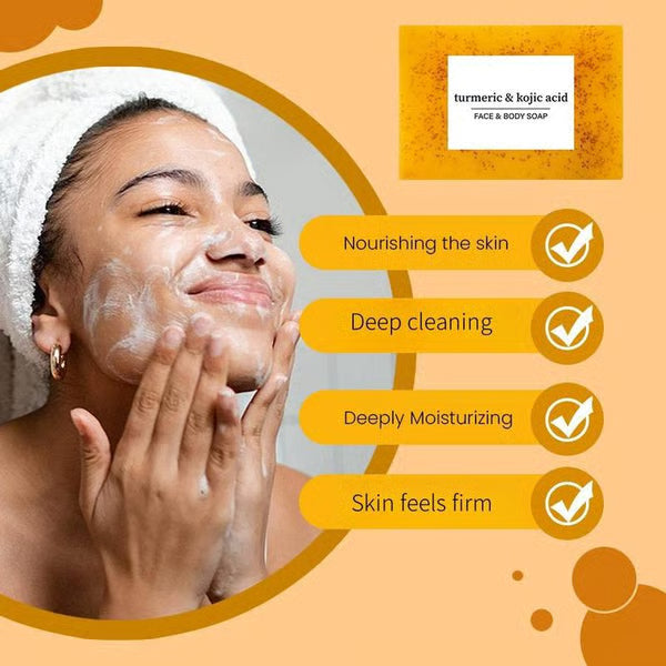 💥Buy 3 Get 1 Free&Free Shipping--🍋 KOJIC ACID LEMON SOAP- Official Hot Sale