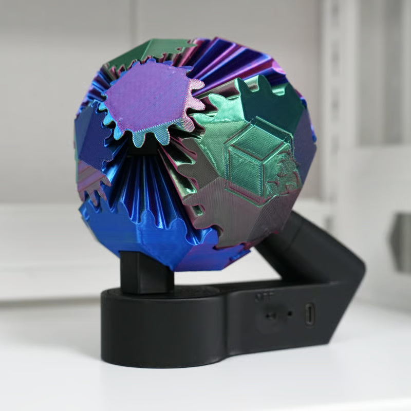 đ„3D Printed Electric Rotating Gear Ball