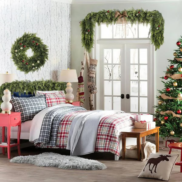š2025 Super Value Seš„6 FT Artificial Cedar Garlands āRealistic Touch Winter Greenery