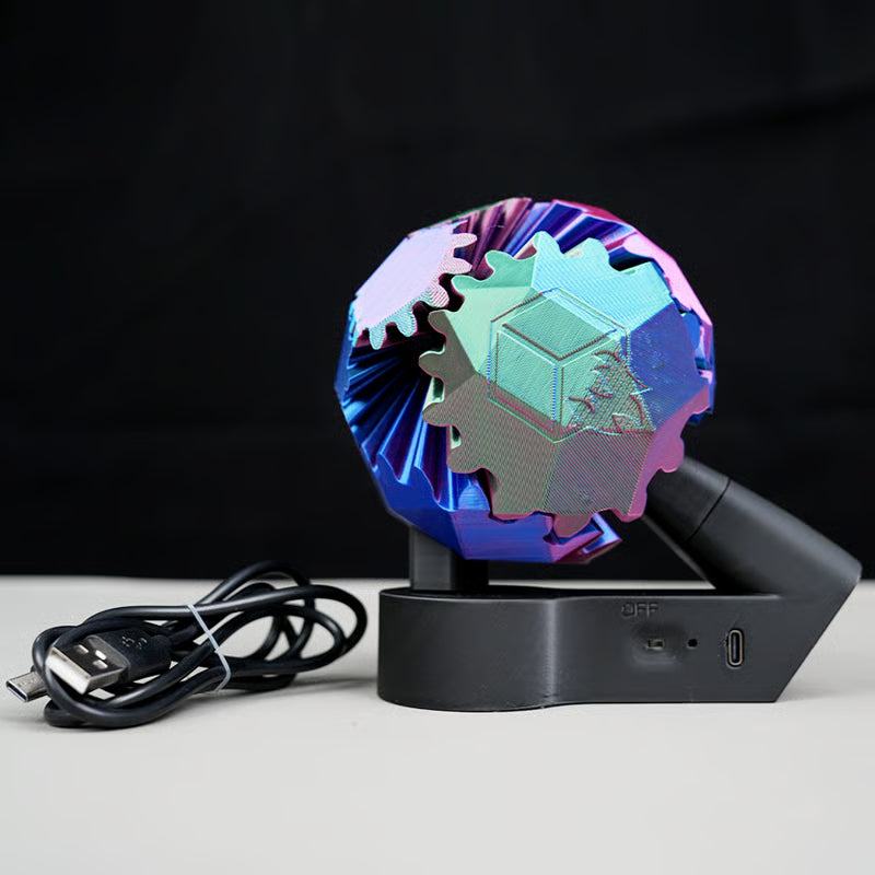 đ„3D Printed Electric Rotating Gear Ball