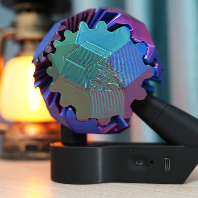 đ„3D Printed Electric Rotating Gear Ball