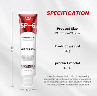🔥 Final Day 80% OFF 🔥- Official Store💎 AQA SP-6 Toothpaste