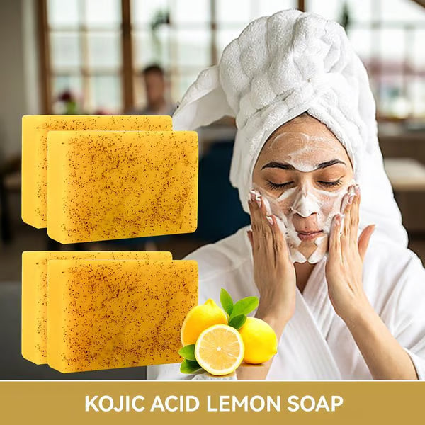💥Buy 3 Get 1 Free&Free Shipping--🍋 KOJIC ACID LEMON SOAP- Official Hot Sale