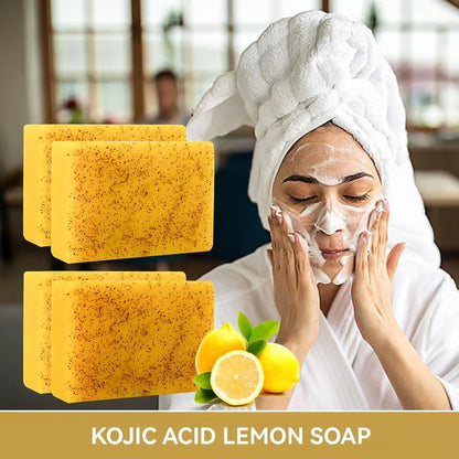 💥Buy 3 Get 1 Free&Free Shipping--🍋 KOJIC ACID LEMON SOAP- Official Hot Sale