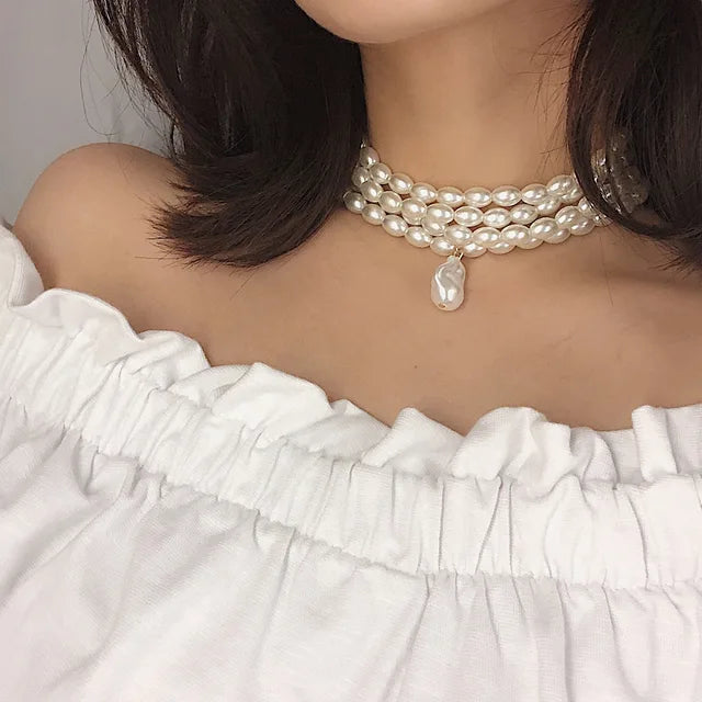 Women Fashion Simple Ladies Exquisite Necklace