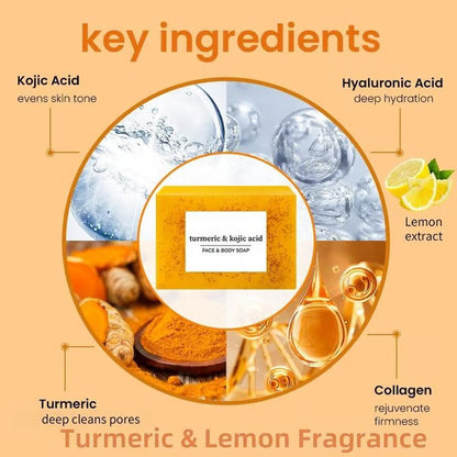 💥Buy 3 Get 1 Free&Free Shipping--🍋 KOJIC ACID LEMON SOAP- Official Hot Sale