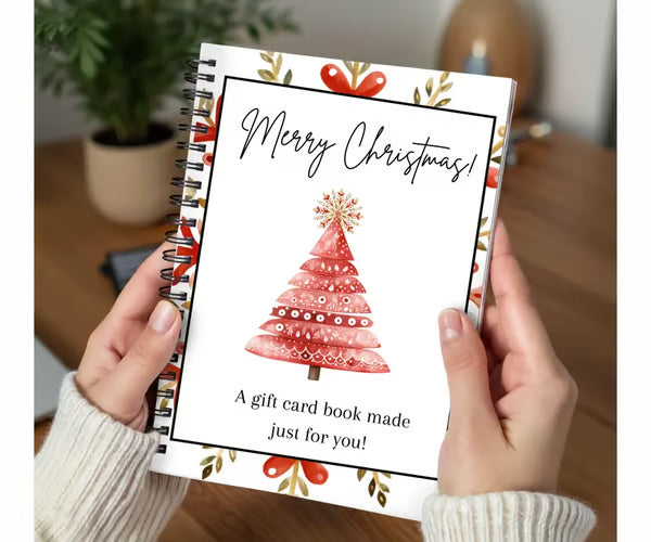 🎄📚Christmas Gift Card Book 🎁Surprises On Every Page📚Hardcover & Durability Line