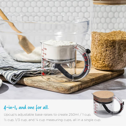 ✨4-in-1 Adjustable Measuring Cup