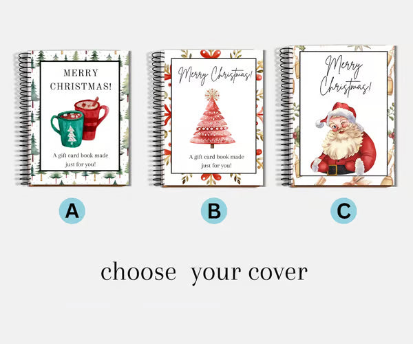 🎄📚Christmas Gift Card Book 🎁Surprises On Every Page📚Hardcover & Durability Line