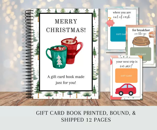 🎄📚Christmas Gift Card Book 🎁Surprises On Every Page📚Hardcover & Durability Line