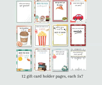 🎄📚Christmas Gift Card Book 🎁Surprises On Every Page📚Hardcover & Durability Line