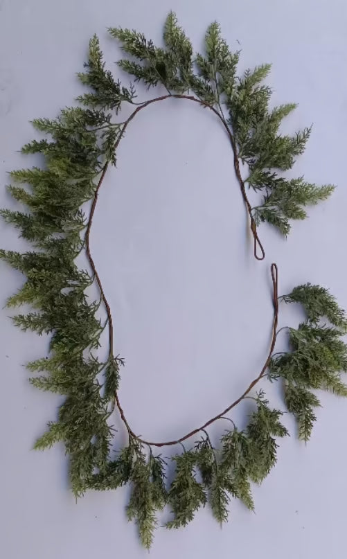 🏆2025 Super Value Se💥6 FT Artificial Cedar Garlands –Realistic Touch Winter Greenery